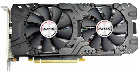 AFOX GEFORCE GTX1660TI 6GB GDDR6 DP DVI HDMI ATX DUAL FAN AF1660TI-6144D6H4