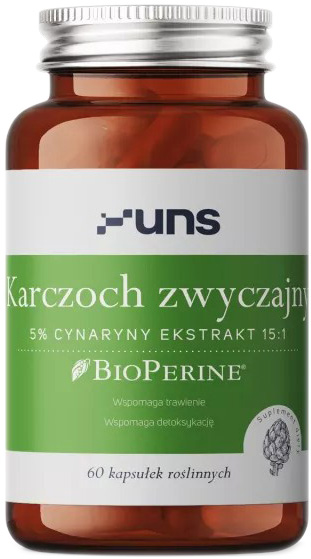 UNS Karczoch Zwyczajny 60 kapsułek (5904238961926)