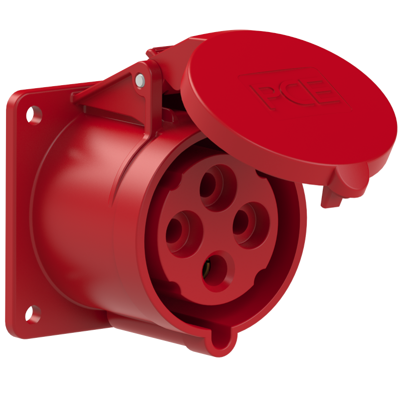 GT324 IP44 gniazdo tablicowe proste 32A 4P 75MM