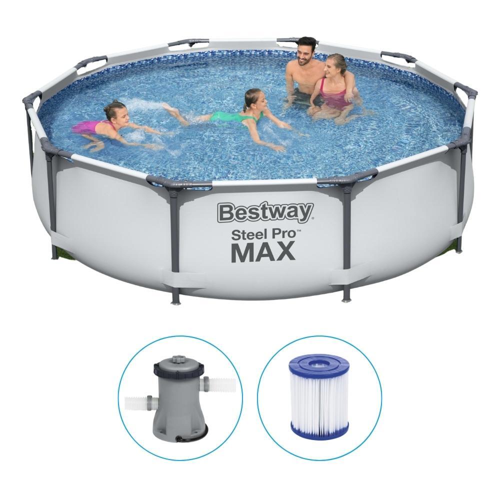Basen Bestway Steel Pro Max + pompa filtrująca 305 cm