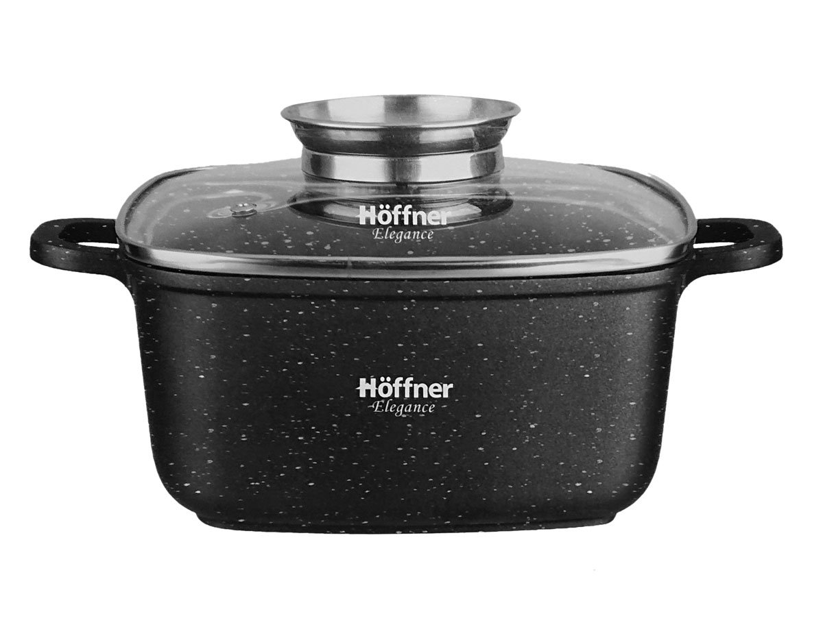 Justyna AG HOFFNER GARNEK MARMUR KWADRATOWY 6,5L 28cm HF-7716