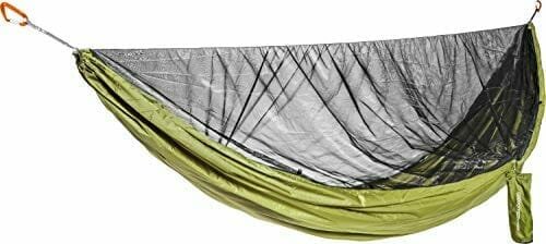 Cocoon Cocoon Ultralekki hamak z moskitierą Rozmiar uniwersalny, olive green/black  2021 Hamaki HNS111-UL