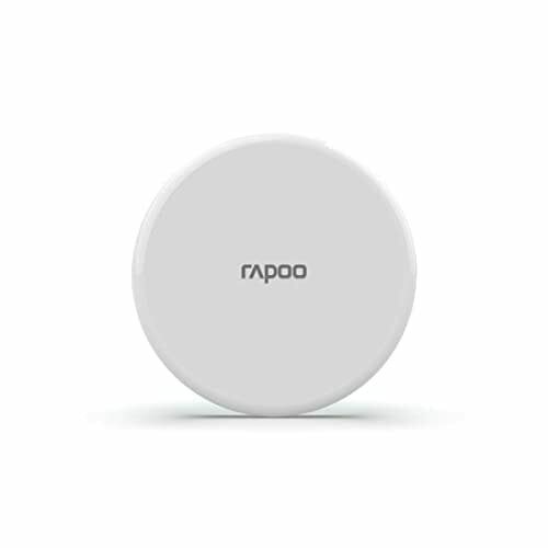 Rapoo Xc105 Bezprzewodowa Ładowarka Do Ios I Android, Ładowanie Qi, Płaska Ładowarka Indukcyjna Do Smartfona, Ochrona Przed Przeładowaniem, Biała