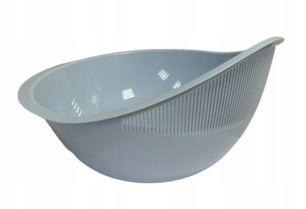 KEEEPER Miska z durszlakiem cedzak 2w1 niebieska