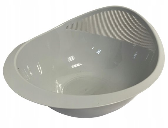 KEEEPER Miska z durszlakiem cedzak 2w1 szara