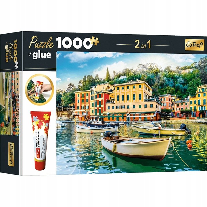 Puzzle 1000 el PORTOFINO + KLEJ 10650 TREFL