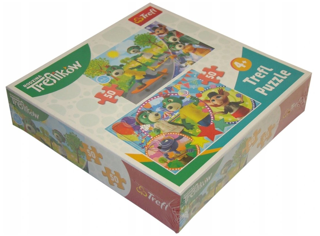 TREFL PUZZLE RODZINA TREFLIKÓW 2 x 50 el 91689