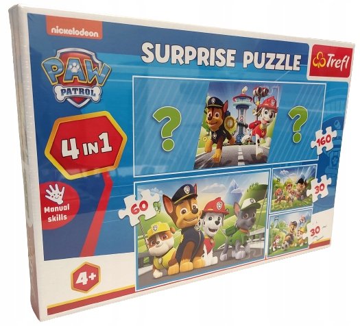 Surprise Puzzle PSI PATROL 4 w 1 TREFL 91902