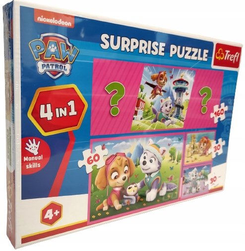 Surprise Puzzle PSI PATROL 4 w 1 TREFL 91901