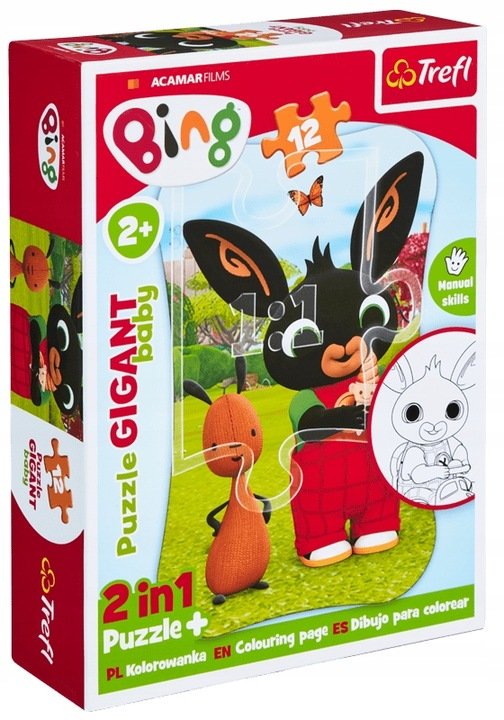 Puzzle Gigant 12 el. BING TREFL 91845