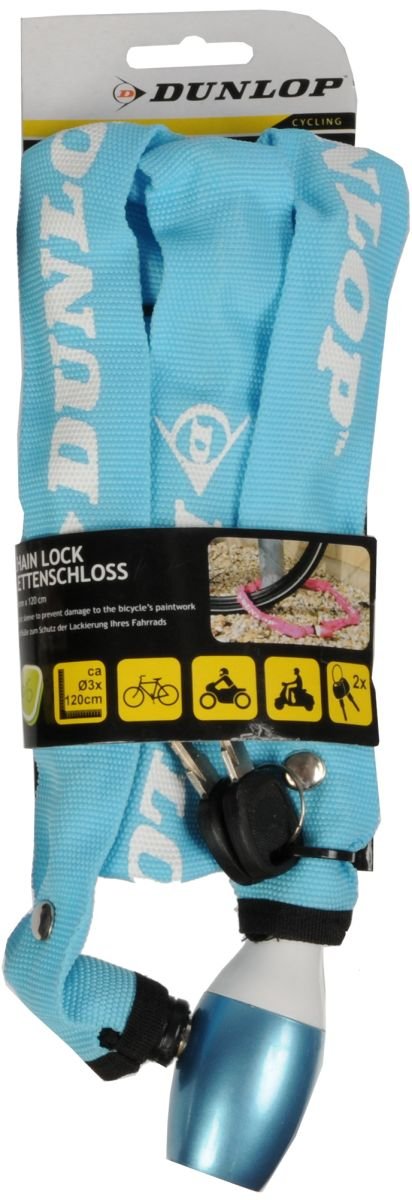 Zapięcie rowerowe łańcuch na zamek dł. 120cm Dunlop