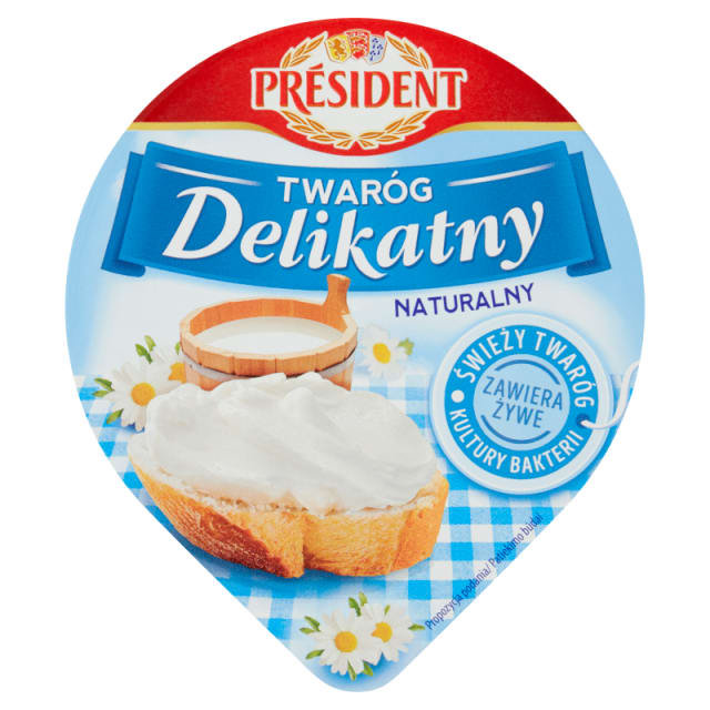 Président - twaróg delikatny naturalny homogenizowany