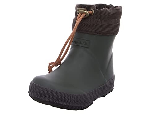 Bisgaard Thermo Baby Unisex dziecięce kalosze przeciwdeszczowe, Zielony, 25 EU Estrecho
