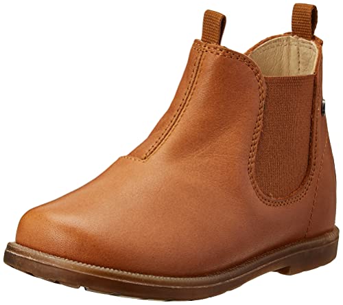 Falcotto WINTER WOOD-Botki Beatle z pomponem z zamkiem błyskawicznym, Brązowy, 21 EU