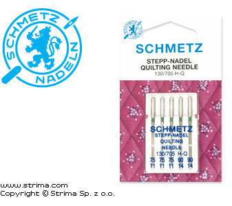Schmetz Igły półpłaskie 130/705H-Q do quilting MIX