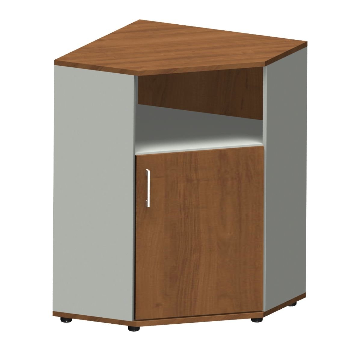 Regał RW-80-3A SILVER ORZECH CAMARO + SZARA PLATYNA