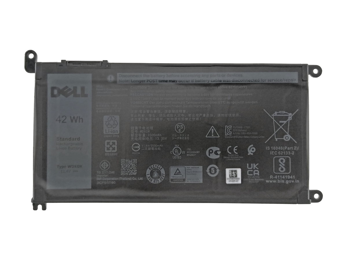 Dell Bateria PRI 42WHR 3C LITH SMP 3CRH3 3CRH3