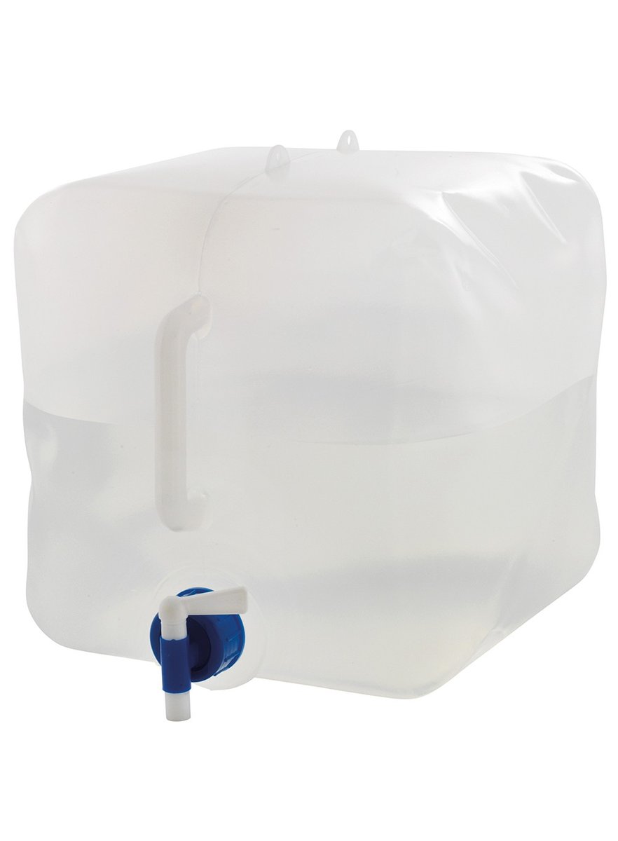 Składany kanister turystyczny Outwell 20 l - transparent