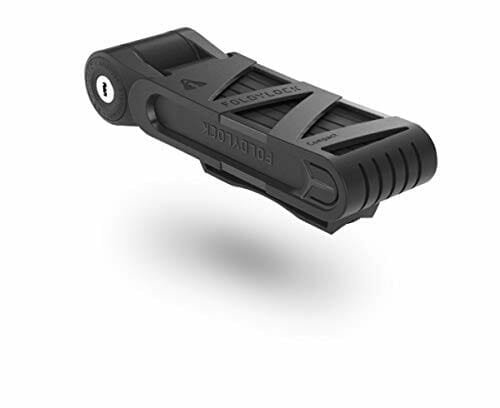 Voxom Zapięcie Rowerowe Foldylock Compact, Czarne, 85 Cm