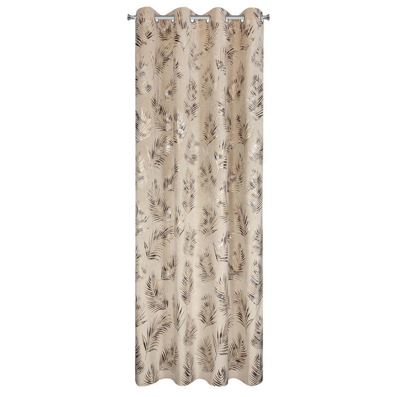 Zasłona 140 x 250 Dekoracyjna Przel Gloria Beż+Sz