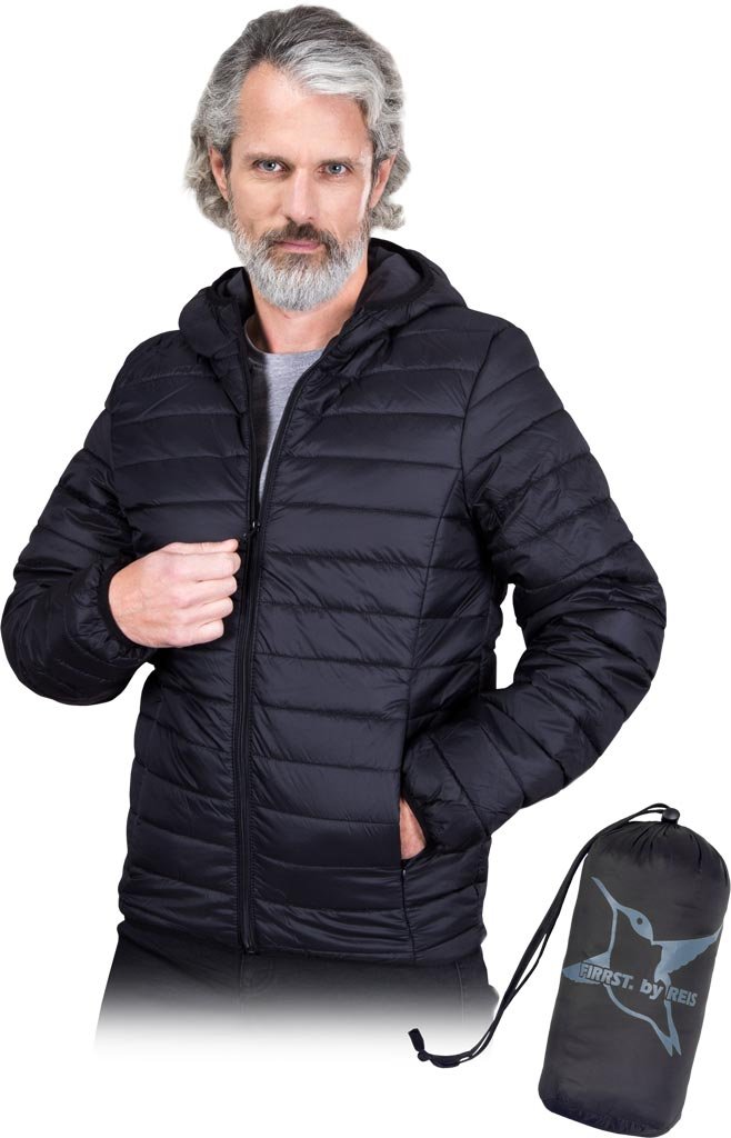 Reis DART-M-J - męska kurtka ocieplana, kaptur stały, 100 % nylon 120 g/m2, podszewka 100% poliester 110 g/m2 - M-3XL. DART-M-J