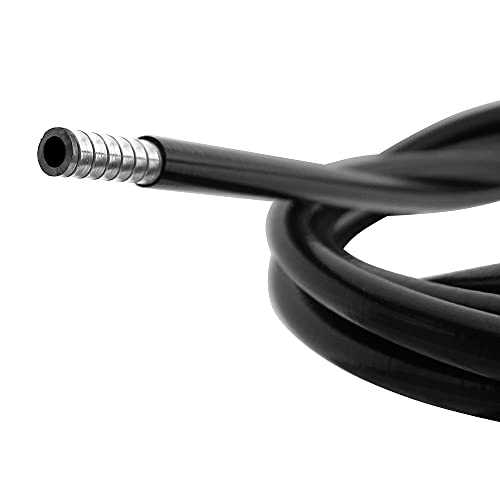 cyclingcolors Futerał 8mm Czarny Drut Płaski Motocykl Motocyklowy Glebogryzarka Ciągnik, 3 metry