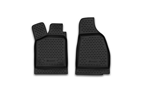 Element antypoślizgowa gumowa mata podłogowa 3D do Ford Ranger 07-11 Przednia Mats Only