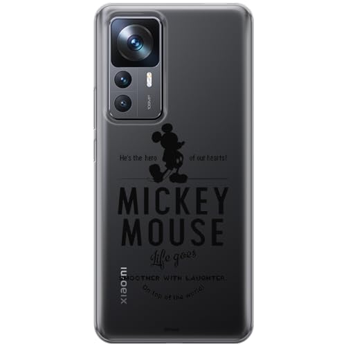 ERT GROUP etui na telefon Xiaomi 12T/12T pro/K50 Ultra, case oryginalny i oficjalnie licencjonowany przez Disney, wzór Mickey 014, optymalnie dopasowane, plecki z TPU częściowo przeźroczyste