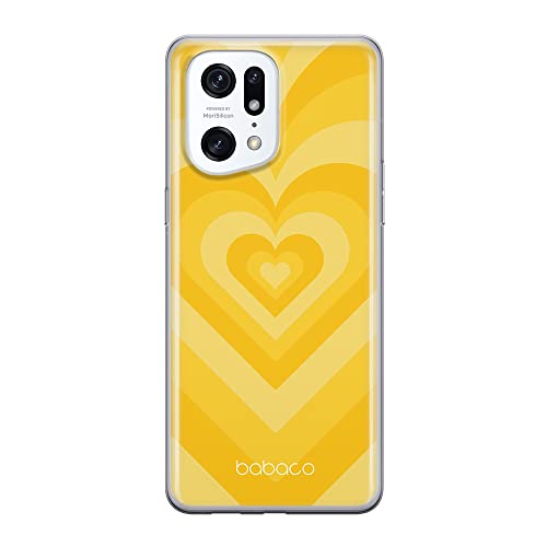 ERT GROUP etui na telefon Oppo FIND X5 PRO, case oryginalny i oficjalnie licencjonowany przez Babaco, wzór Hearts 007, optymalnie dopasowane, plecki z TPU