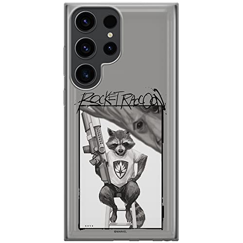 Etui Rocket 004 Marvel Nadruk pełny Szary Producent: Samsung, Model: S23 ULTRA