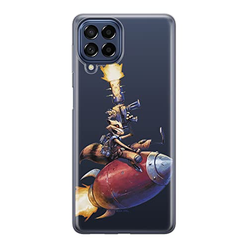 Etui Rocket 007 Marvel Nadruk częściowy Przeźroczysty Producent: Samsung, Model: M53 5G