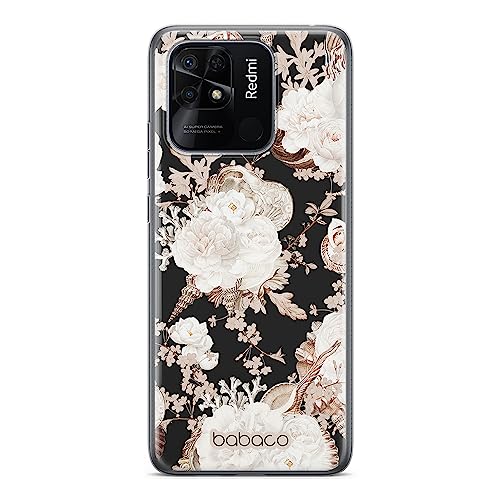 ERT GROUP etui na telefon Xiaomi REDMI 10C, case oryginalny i oficjalnie licencjonowany przez Babaco, wzór Flowers 044, optymalnie dopasowane, plecki z TPU