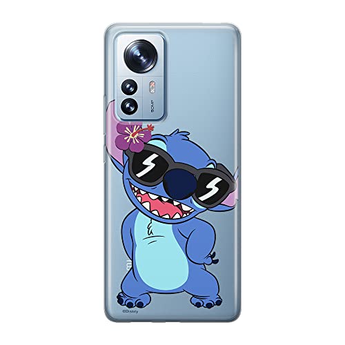 ERT GROUP etui na telefon Xiaomi 12 PRO, case oryginalny i oficjalnie licencjonowany przez Disney, wzór Stich 007, optymalnie dopasowane, plecki z TPU częściowo przeźroczyste