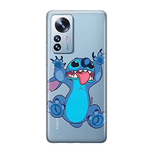 ERT GROUP etui na telefon Xiaomi 12 PRO, case oryginalny i oficjalnie licencjonowany przez Disney, wzór Stich 020, optymalnie dopasowane, plecki z TPU częściowo przeźroczyste