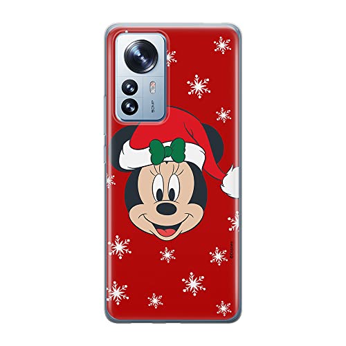ERT GROUP etui na telefon Xiaomi 12 / 12X, case oryginalny i oficjalnie licencjonowany przez Disney, wzór Minnie 061, optymalnie dopasowane, plecki z TPU