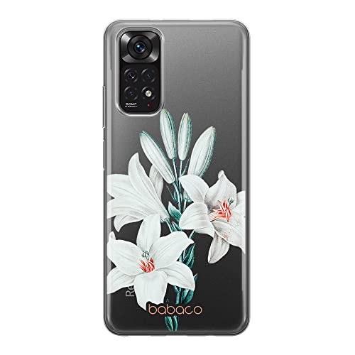 ERT GROUP etui na telefon Xiaomi REDMI NOTE 11S 4G / REDMI NOTE 11 4G, case oryginalny i oficjalnie licencjonowany przez Babaco, wzór Flowers 039, plecki z TPU częściowo przeźroczyste