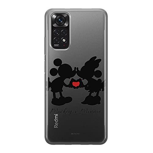 ERT GROUP etui na telefon Xiaomi REDMI NOTE 11S 4G / REDMI NOTE 11 4G, case oryginalny i oficjalnie licencjonowany przez Disney, wzór Mickey & Minnie 003, plecki z TPU częściowo przeźroczyste