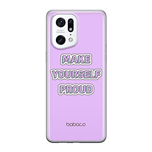 ERT GROUP etui na telefon Oppo FIND X5 PRO, case oryginalny i oficjalnie licencjonowany przez Babaco, wzór 90's Girl 010, optymalnie dopasowane, plecki z TPU