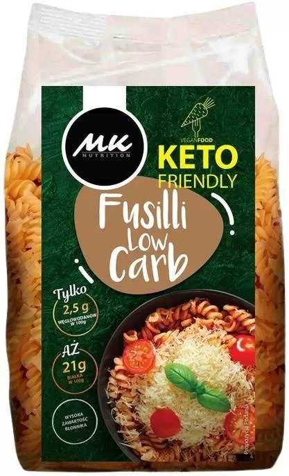 KETO Makaron białkowy Świderki | 95% mniej węgli