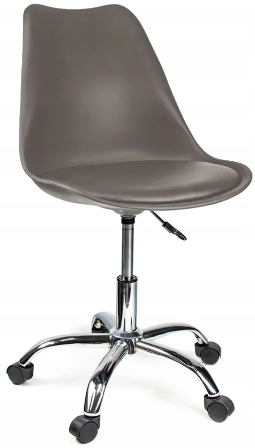 EDINOS Szare krzesło na kółkach do biurka - Tunier 3X