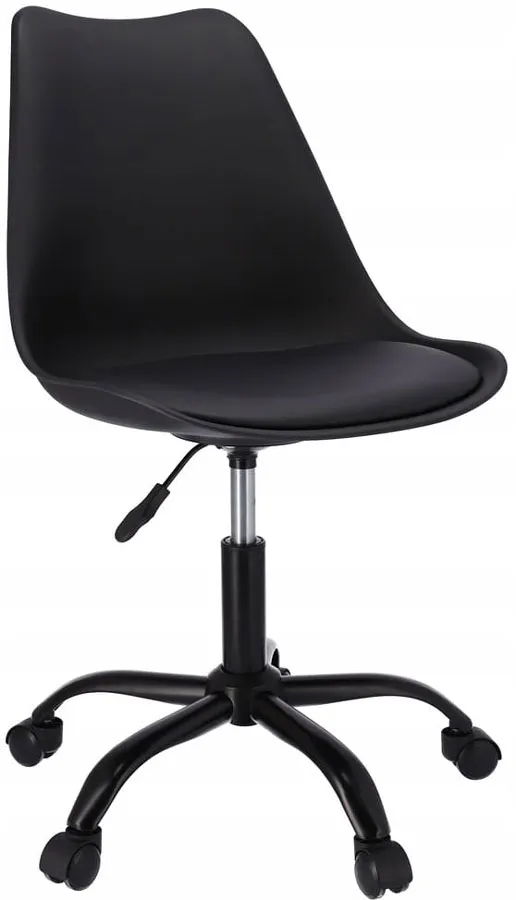 Elior Fotel Obrotowy Czarny Na Kółkach Do Biurka F5-R89