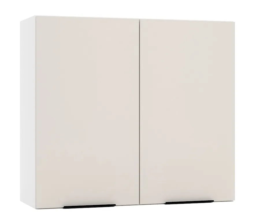 Górna Szafka Kuchenna 80 Cm Beż Piaskowy R9-F08