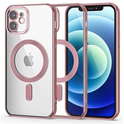 Etui ochronne Ring MagShine Case do MagSafe do iPhone 12 Rose Gold