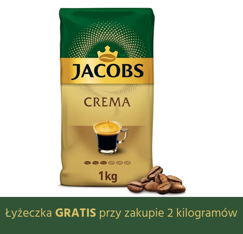 JACOBS KRAFT Jacobs Cafe Beans Crema 1kg kawa ziarnista JAC.CAF.BEANS.CRE.1K