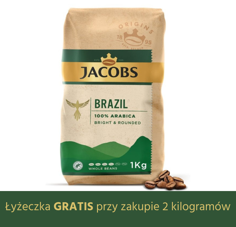 Kawa ziarnista Jacobs Origins Brazil 100% Arabica 1 kg