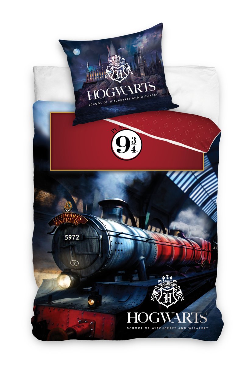 Carbotex Pościel Harry Potter 140x200 licencyjna bawełniana HP183016B__20200419155303