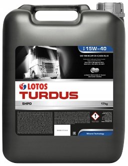 Olej silnikowy LOTOS TURDUS SHPD 15, 15W40, 20L