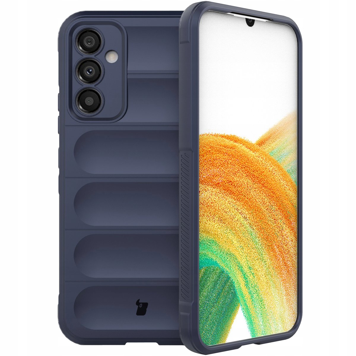 Bizon Etui Case Tur do Galaxy A34 5G, granatowe