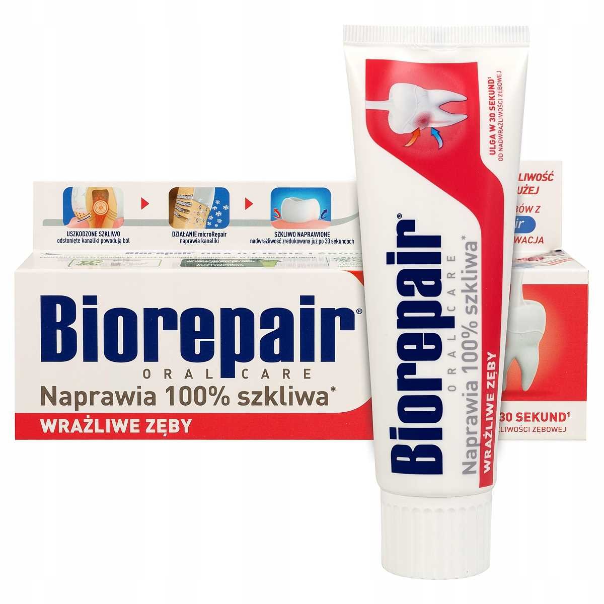 Biorepair Pasta Biorepair Wrażliwe Zęby 75 ml (włoska)