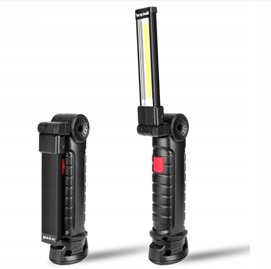 Latarka warsztatowa Duża Lampa Led Cob Usb Magnes